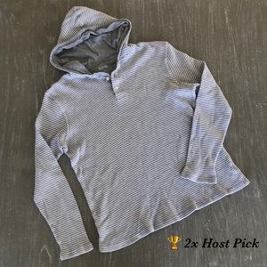 Michael Kors Shirts - Michael Kors Gray/White Striped Pullover Top Michael Kors Shirts - Michael Kors Gray/White Striped Pullover Top
